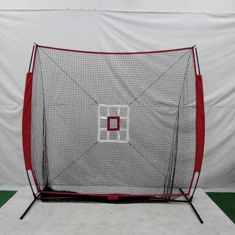 Actual portable batting net product photo, reference QD-BN-01